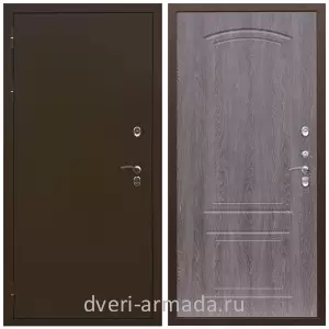 Входные двери толщиной 1.2 мм, Дверь входная железная уличная в дом Армада Термо Молоток коричневый/ МДФ 6 мм ФЛ-138 Дуб филадельфия графит для дачи на заказ от производителя