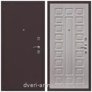 Входные двери толщиной 1.2 мм, Дверь входная Армада Комфорт Антик медь / ФЛ-183 Сандал белый