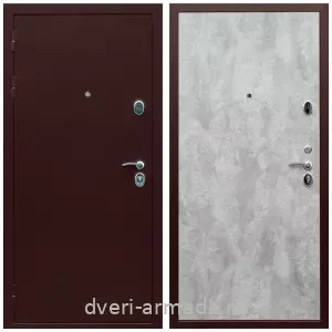 Входные двери 960 мм, Недорогая дверь входная Армада Люкс Антик медь / МДФ 6 мм ПЭ Цемент светлый