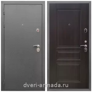 Левые входные двери, Дверь входная Армада Оптима Антик серебро / МДФ 6 мм ФЛ-243 Эковенге