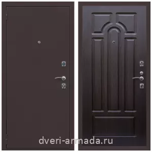 Входные двери 960 мм, Дверь входная Армада Комфорт Антик медь / МДФ 6 мм ФЛ-58 Венге