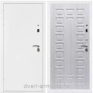 Входные двери Верона, Дверь входная Армада Оптима Белая шагрень / МДФ 16 мм ФЛ-183 Дуб белёный