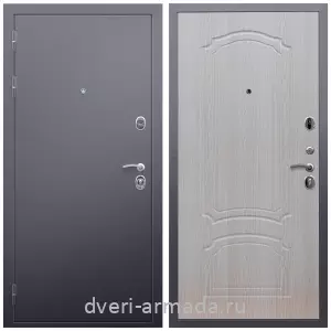 Двери оптом, Металлическая дверь входная Армада Люкс Антик серебро / МДФ 6 мм ФЛ-140 Дуб беленый с хорошей шумоизоляцией квартирная