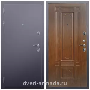 Левые входные двери, Дверь входная Армада Люкс Антик серебро / МДФ 6 мм ФЛ-2 Морёная береза из металла в кирпичный дом с порошковой окраской