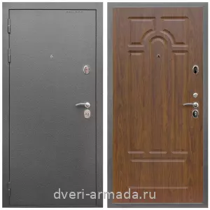 Входные двери с тремя петлями, Дверь входная Армада Оптима Антик серебро / МДФ 6 мм ФЛ-58 Мореная береза