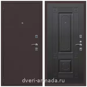 Входные металлические двери в Московской области, Дверь входная Армада Комфорт Антик медь / МДФ 16 мм ФЛ-2 Венге