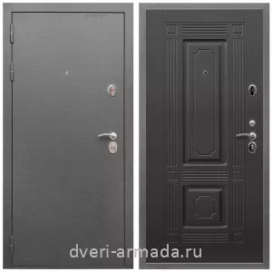 2 контура, Дверь входная Армада Оптима Антик серебро / МДФ 6 мм ФЛ-2 Венге