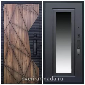 Входные металлические двери в Московской области, Умная входная смарт-дверь Армада Ламбо МДФ 10 мм Kaadas K9 / МДФ 16 мм ФЛЗ-120 Венге