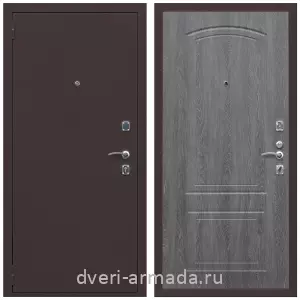Правые входные двери, Дверь входная Армада Комфорт Антик медь / МДФ 6 мм ФЛ-138 Дуб Филадельфия графит