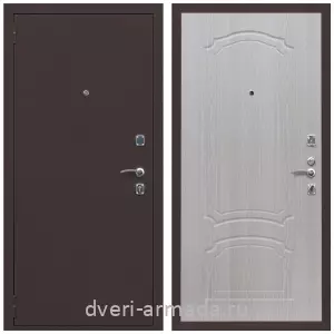 Входные двери 960 мм, Дверь входная Армада Комфорт Антик медь / МДФ 6 мм ФЛ-140 Дуб белёный