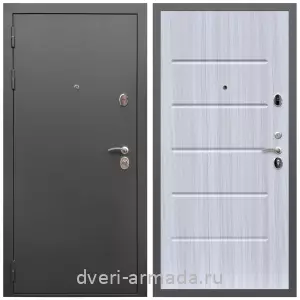 Антивандальные, Антивандальная металлическая  дверь входная Армада Гарант / МДФ 10 мм ФЛ-102 Сандал белый