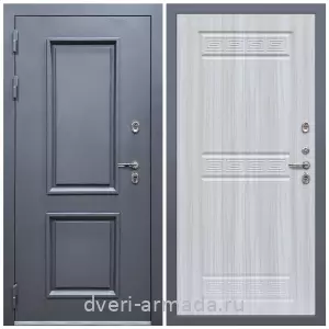 Большие входные двери, Дверь входная уличная в дом Армада Корса / МДФ 10 мм ФЛ-242 Сандал белый