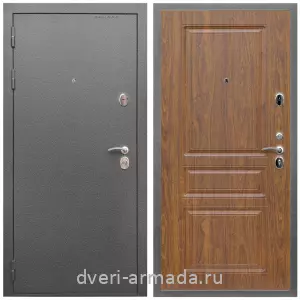 Входные двери лофт, Дверь входная Армада Оптима Антик серебро / МДФ 16 мм ФЛ-243 Морёная береза