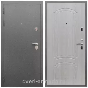 Входные двери Люкс, Дверь входная Армада Оптима Антик серебро / МДФ 6 мм ФЛ-140 Дуб белёный