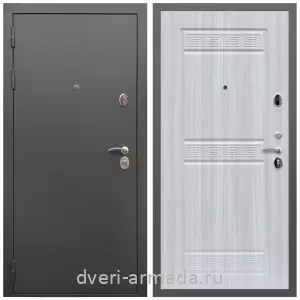 Антивандальные, Антивандальная металлическая  дверь входная Армада Гарант / МДФ 10 мм ФЛ-242 Сандал белый