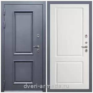 Тамбурные двери, Дверь входная уличная в дом Армада Корса / МДФ 16 мм ФЛ-117 Белый матовый