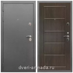 C порошковой окраской, Дверь входная Армада Оптима Антик серебро / МДФ 6 мм ФЛ-39 Венге