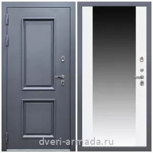 Уличные двери для коттеджа, Дверь входная уличная в дом Армада Корса / МДФ 16 мм СБ-16 Белый матовый